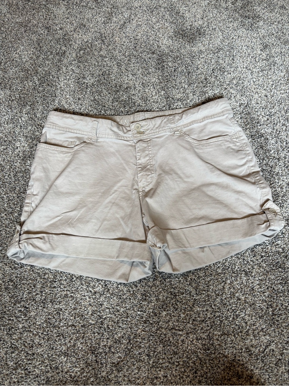 Falls Creek Women's Rolled-Hem Shorts - Light Tan